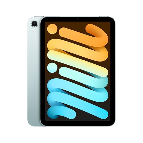 Apple iPad mini(A17 Pro):Apple Intelligence、8.3 インチ Liquid Retina ディスプレ イ、128GB、Wi-Fi 6E、12MP フロントカメラ/12MP バックカメ ラ、Touch ID、一日中使えるバッテリー ‒ ブルー