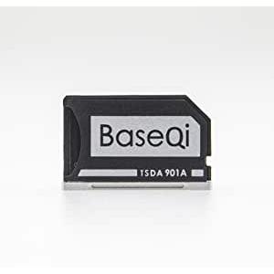 BaseQi iSDA 高精度 アルミニウム製 MicroSD カード アダプター (Lenovo yoga 900 & 710) - Color : Silver